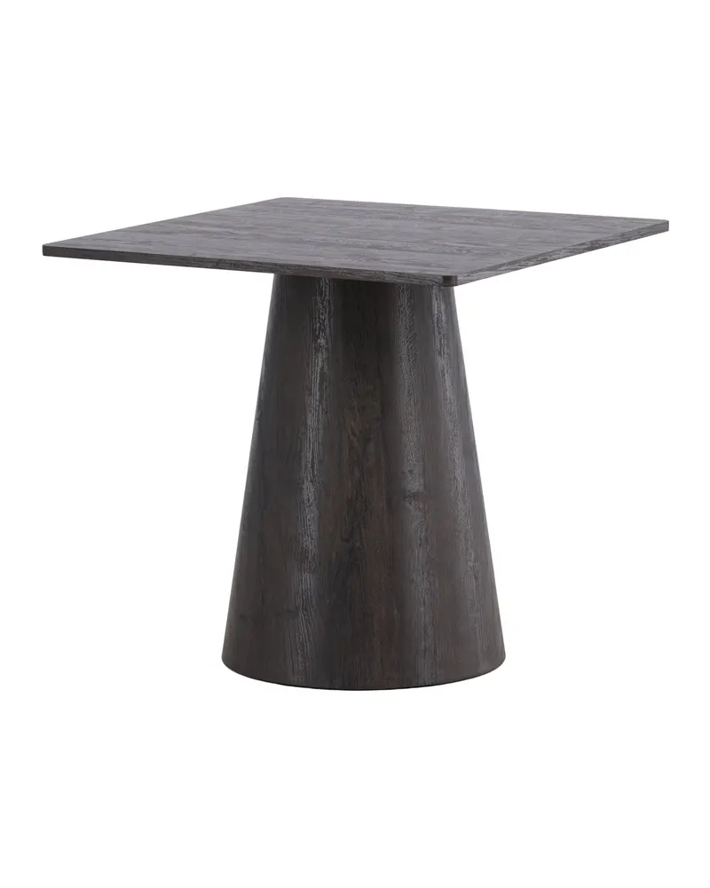 Lanzi quadratischer Esstisch 80 × 80 cm in Mokka, Ansicht 5