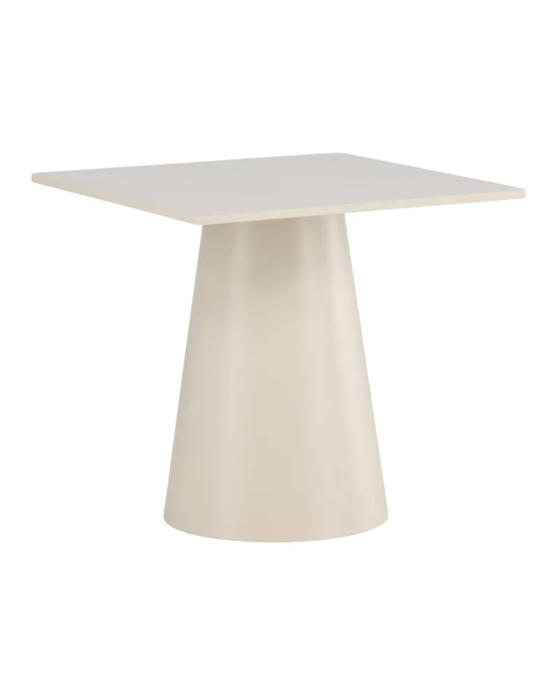 Lanzi quadratischer Esstisch 80 × 80 cm in Beige, Ansicht 6