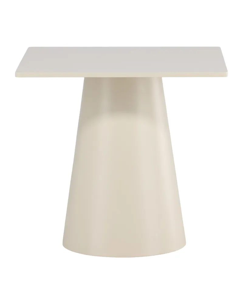 Lanzi quadratischer Esstisch 80 × 80 cm in Beige, Ansicht 7