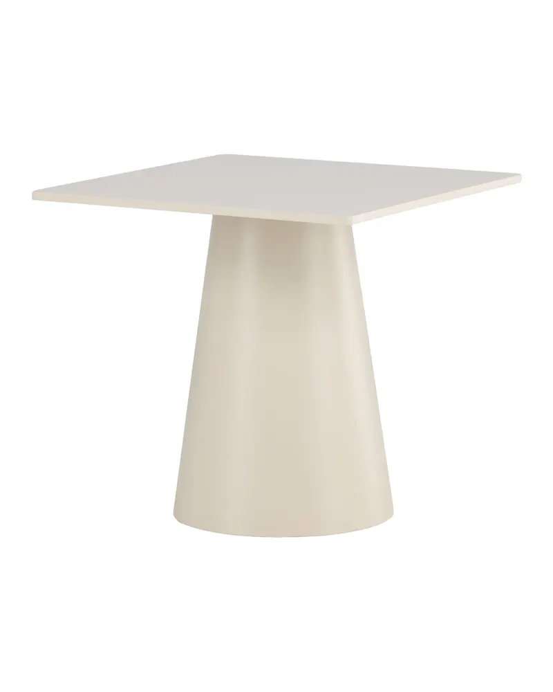 Lanzi quadratischer Esstisch 80 × 80 cm in Beige, Ansicht 8