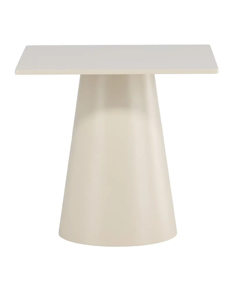 Lanzi quadratischer Esstisch 80 × 80 cm in Beige, Ansicht 2