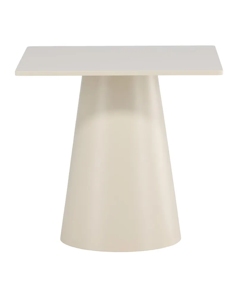 Lanzi quadratischer Esstisch 80 × 80 cm in Beige, Ansicht 4