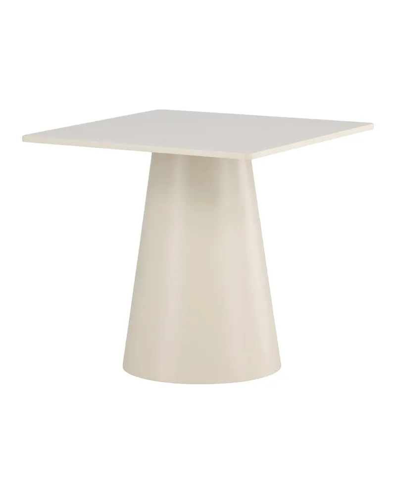 Lanzi quadratischer Esstisch 80 × 80 cm in Beige, Ansicht 5