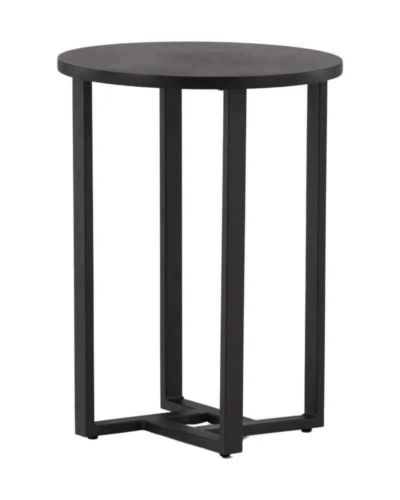 Lawton runder Couchtisch mit schmalem Stahlgestell in Ø 40 cm, Ansicht 1