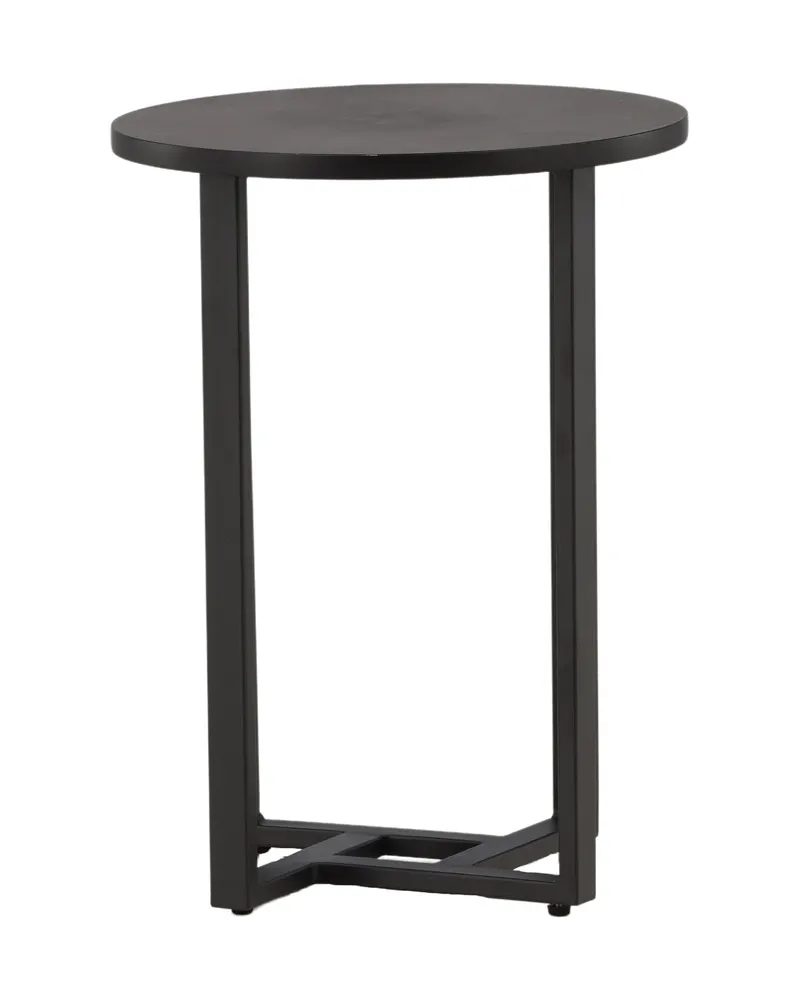 Lawton runder Couchtisch mit schmalem Stahlgestell in Ø 40 cm, Ansicht 7