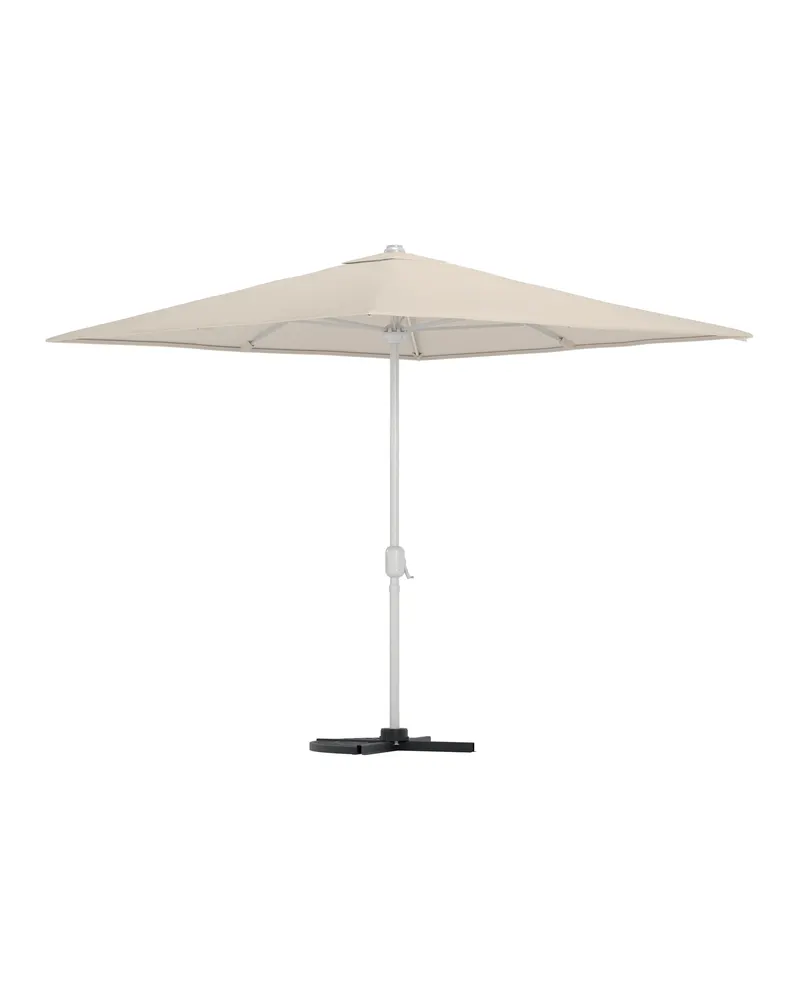 Leeds eckiger Sonnenschirm 293 × 293 cm mit Stahlgestell