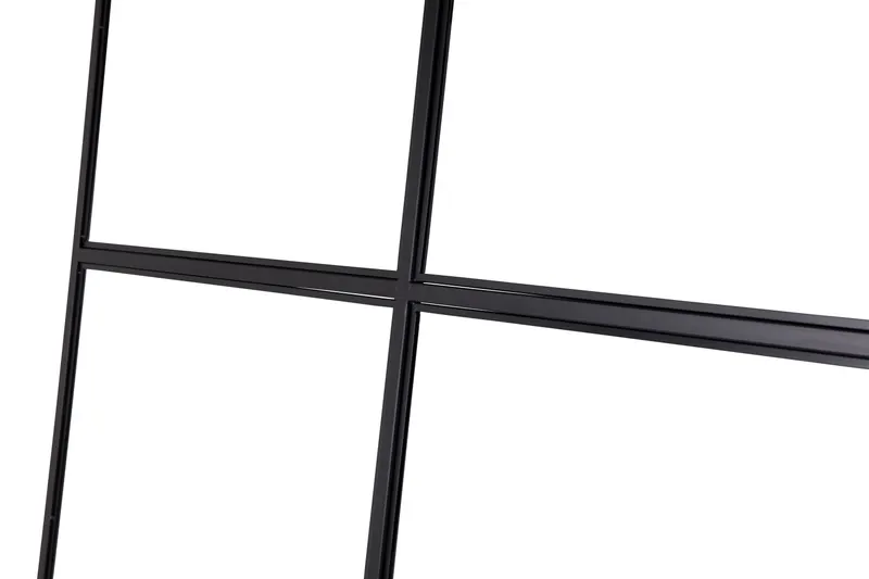 Leif Raumteiler aus Glas mit schwarzem Rahmen in 2 × 210 × 150 cm, Ansicht 3