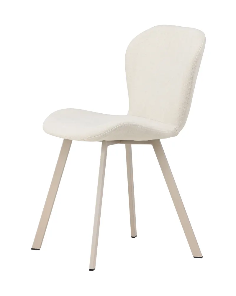 Lilja gepolsterter Esszimmerstuhl in Beige, Polyester in Leinenoptik, Ansicht 7