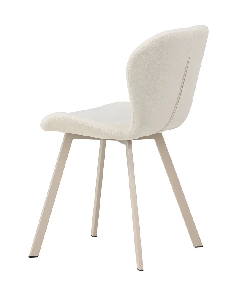 Lilja gepolsterter Esszimmerstuhl in Beige, Polyester in Leinenoptik, Ansicht 9