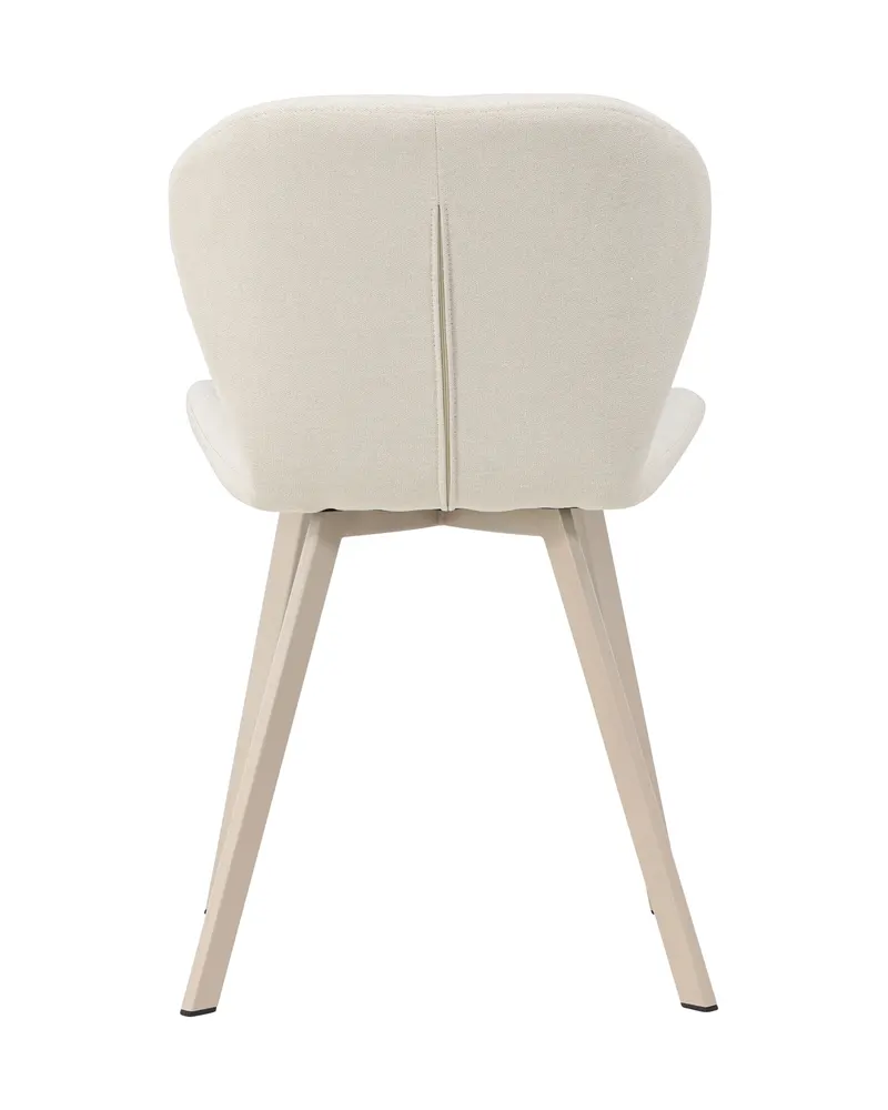 Lilja gepolsterter Esszimmerstuhl in Beige, Polyester in Leinenoptik, Ansicht 10