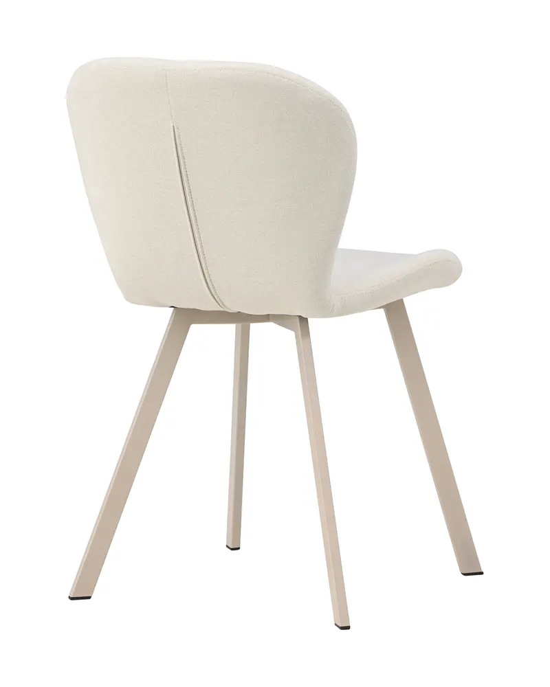 Lilja gepolsterter Esszimmerstuhl in Beige, Polyester in Leinenoptik, Ansicht 11