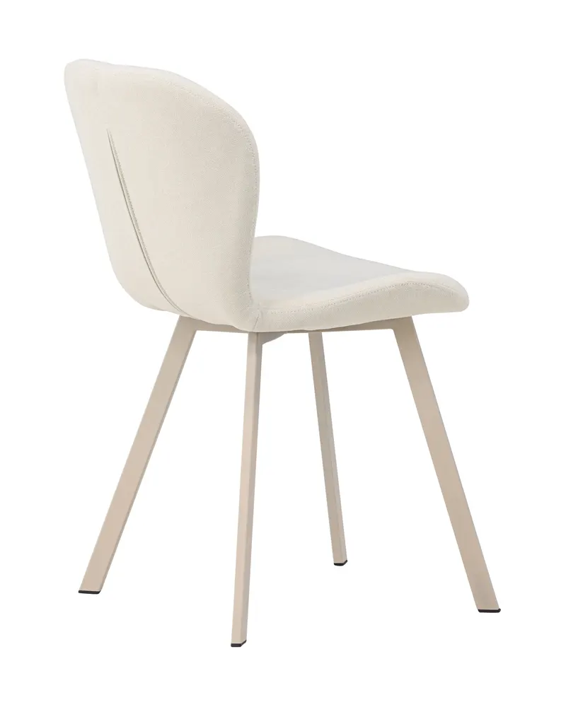 Lilja gepolsterter Esszimmerstuhl in Beige, Polyester in Leinenoptik, Ansicht 12