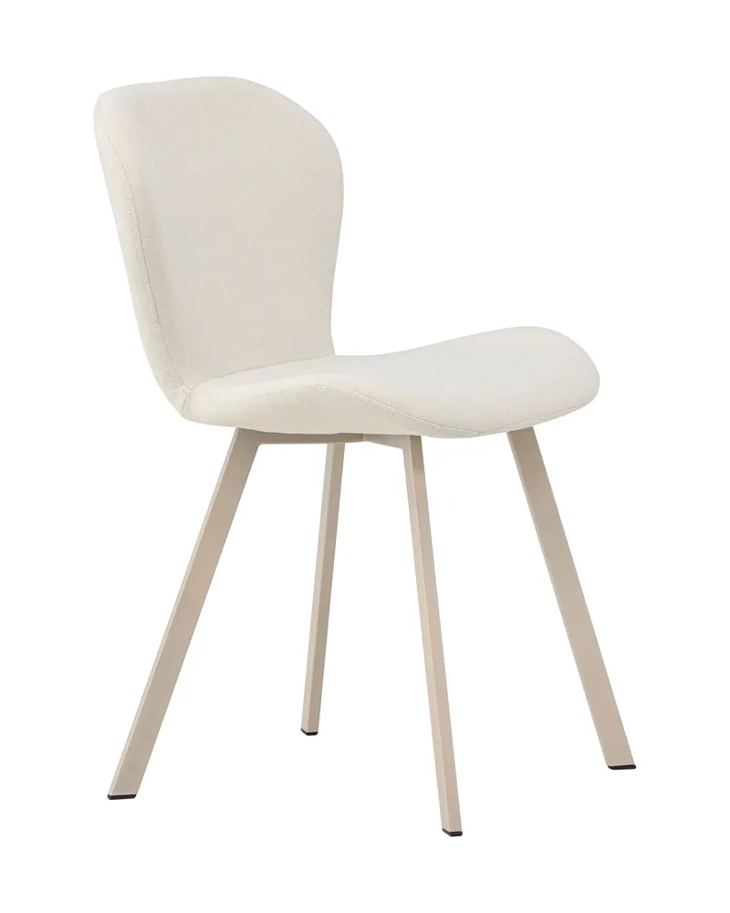 Lilja gepolsterter Esszimmerstuhl in Beige, Polyester in Leinenoptik, Ansicht 13