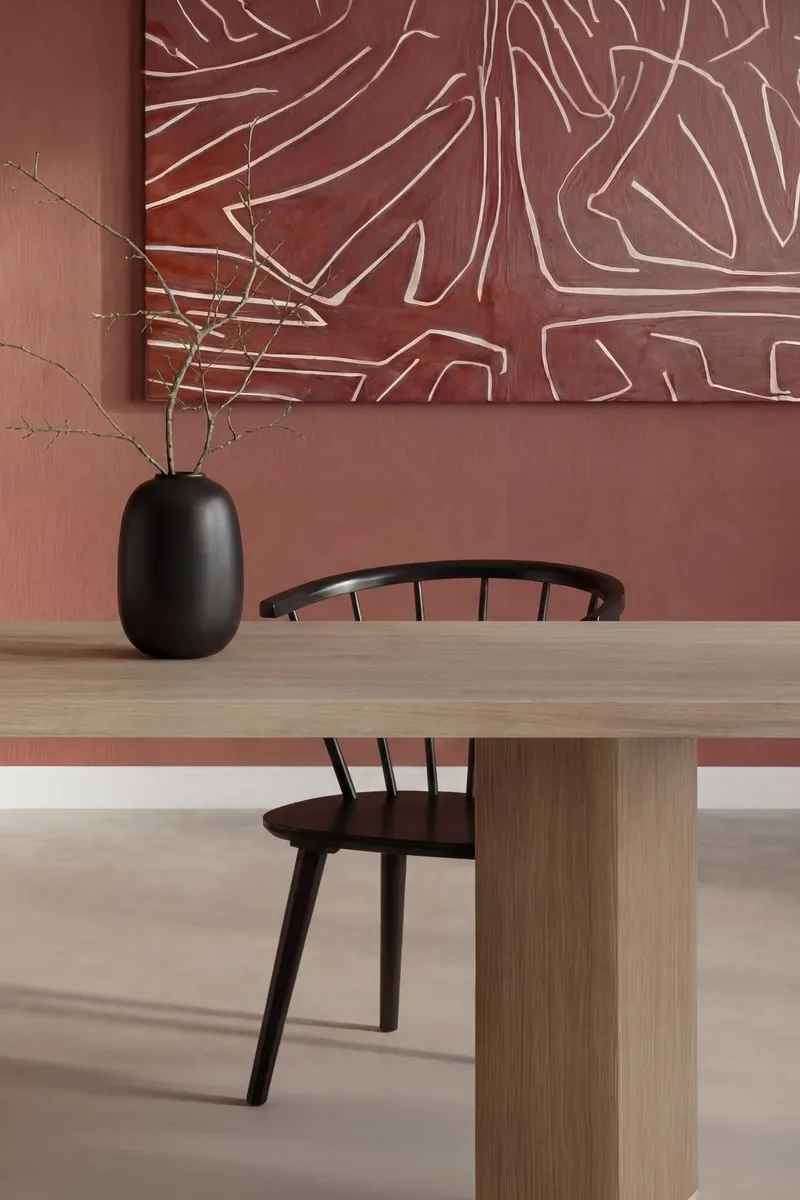 Lillehammer rechteckiger Esstisch 200 × 90 cm, im Wohnraum, Ansicht 2