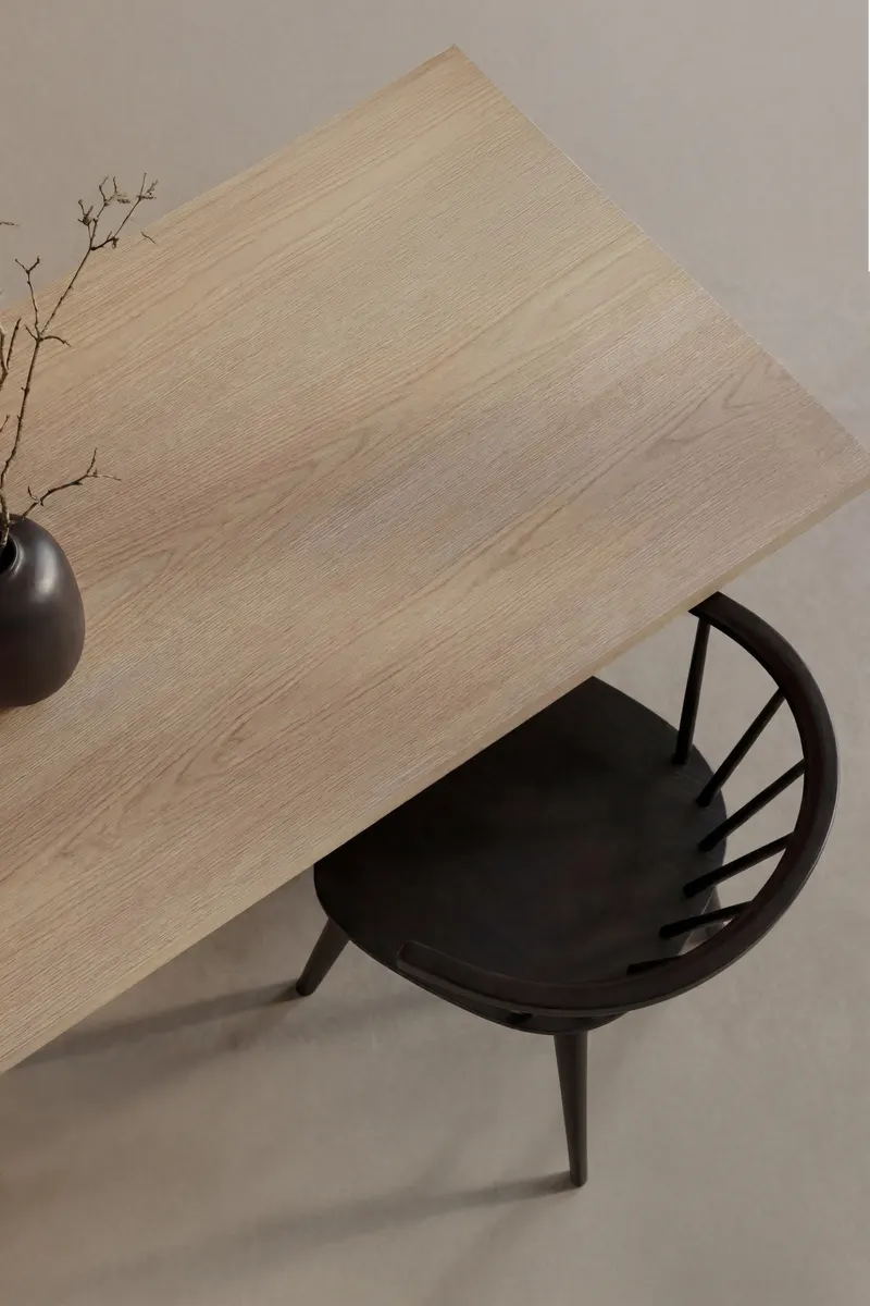 Lillehammer rechteckiger Esstisch 200 × 90 cm, im Wohnraum, Ansicht 4