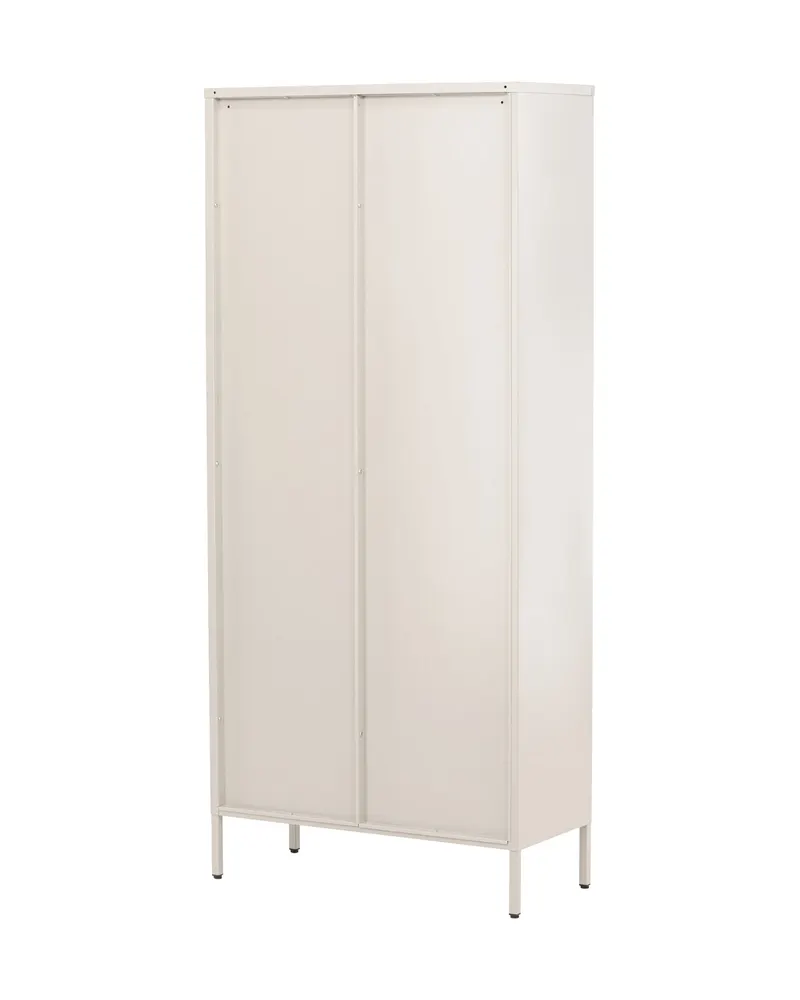 Lima Highboard aus Stahl mit Glastüren in 35 × 180 × 80 cm, Beige, Ansicht 11