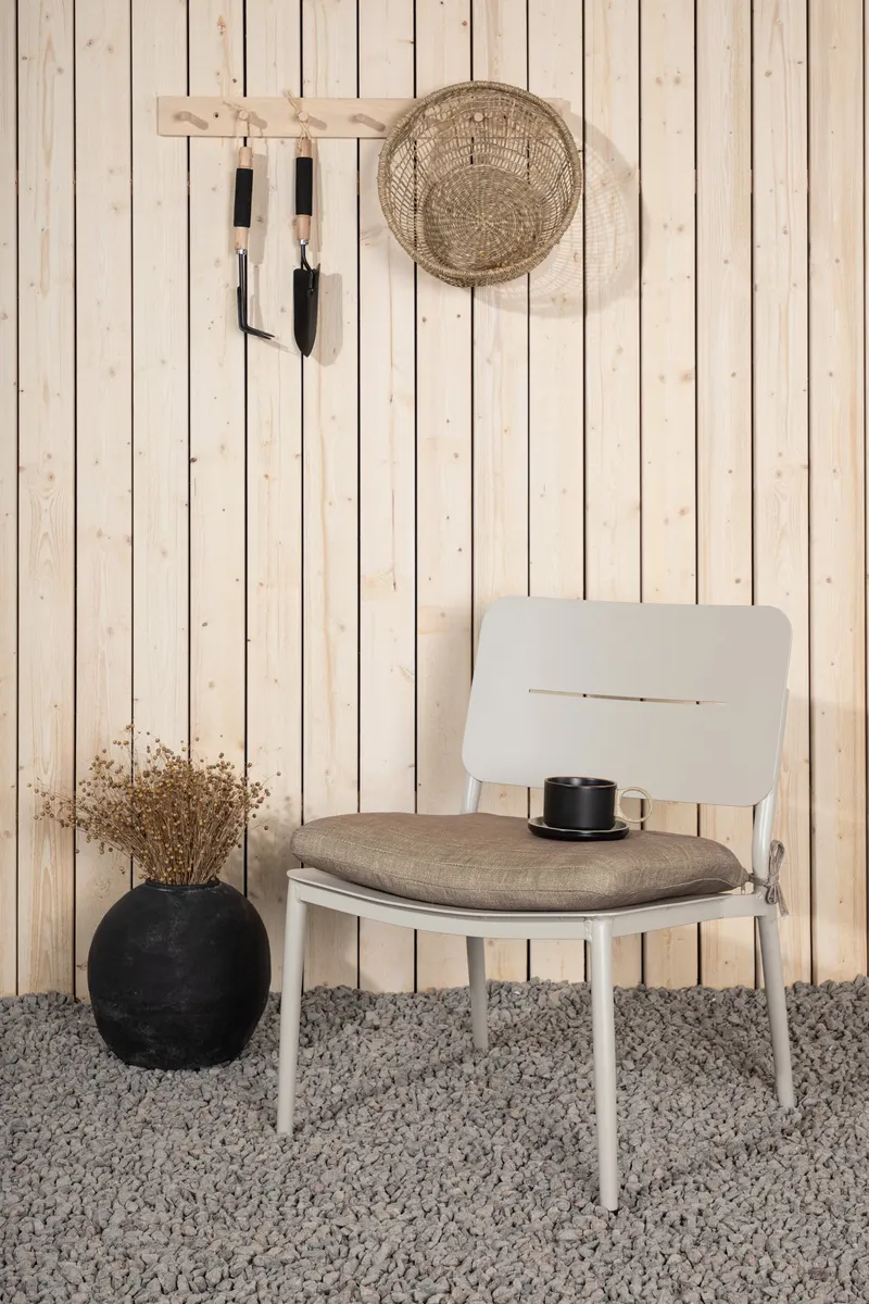 Lina Gartensessel im 2er-Set in Sand, Gestell Beige, im Wohnraum, Ansicht 1
