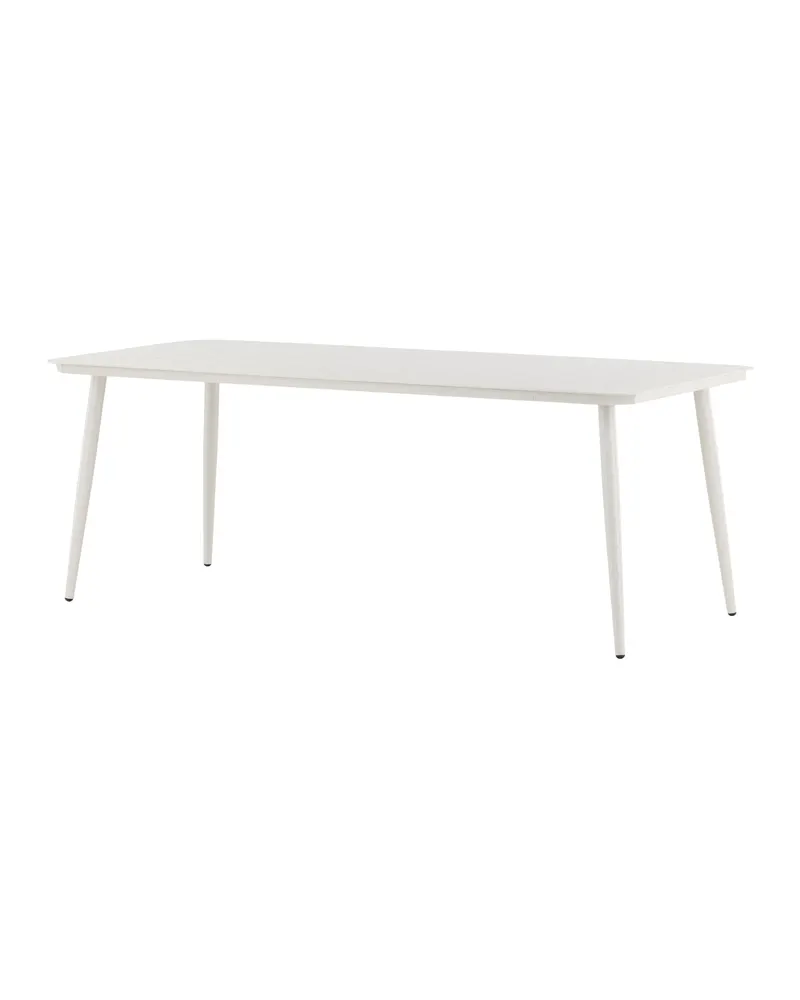 Lina rechteckiger Gartentisch aus Aluminium, Ansicht 8