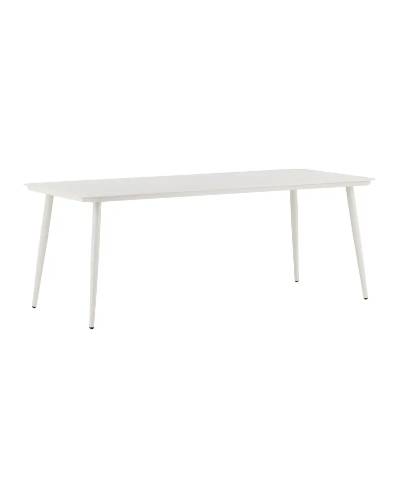 Lina rechteckiger Gartentisch aus Aluminium, Ansicht 12