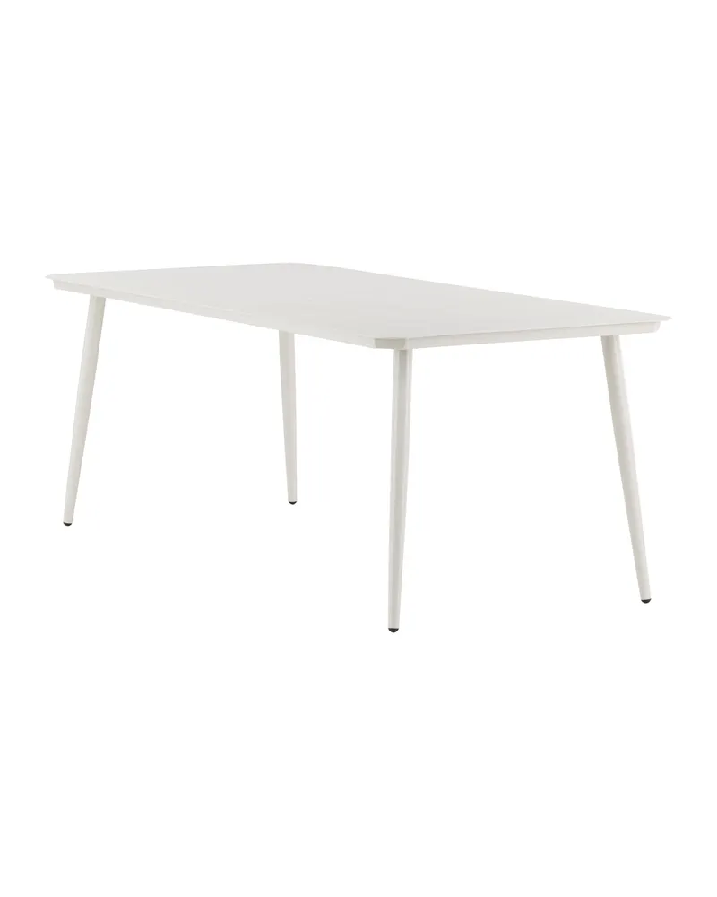 Lina rechteckiger Gartentisch aus Aluminium, Ansicht 3