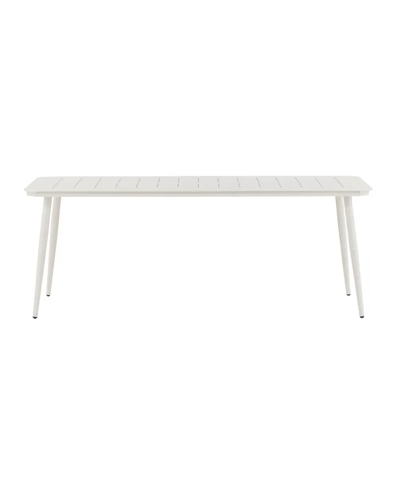 Lina rechteckiger Gartentisch aus Aluminium, Ansicht 7