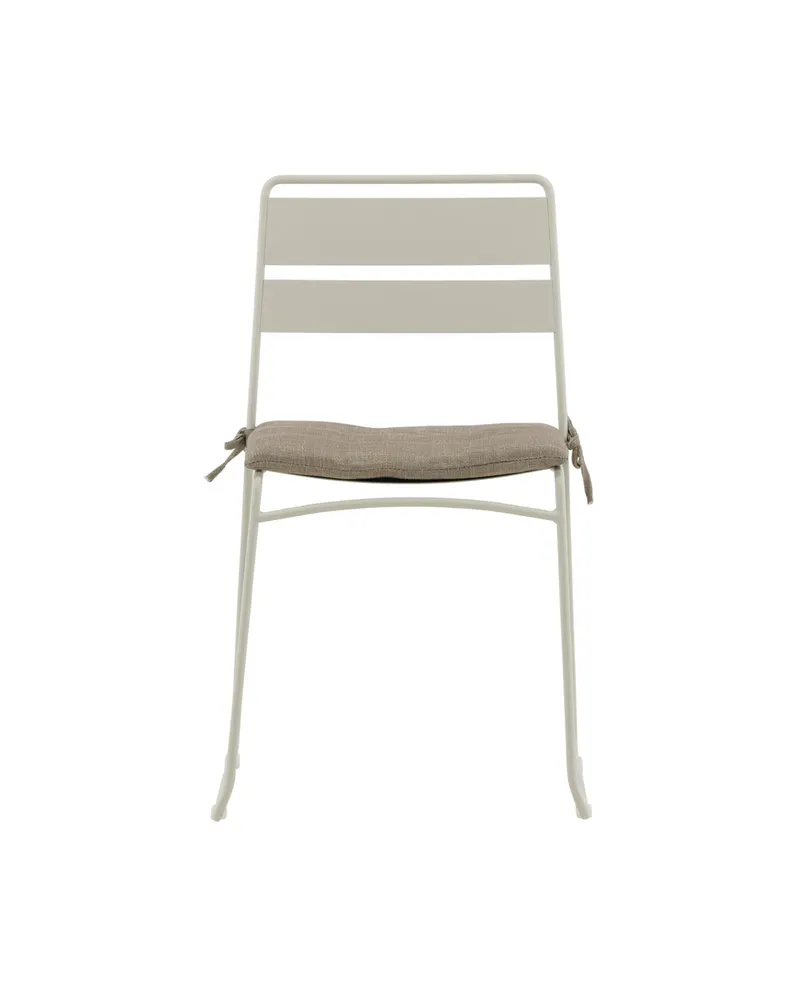Lina Sitzauflage für Gartenstuhl, Beige, 3 cm flach