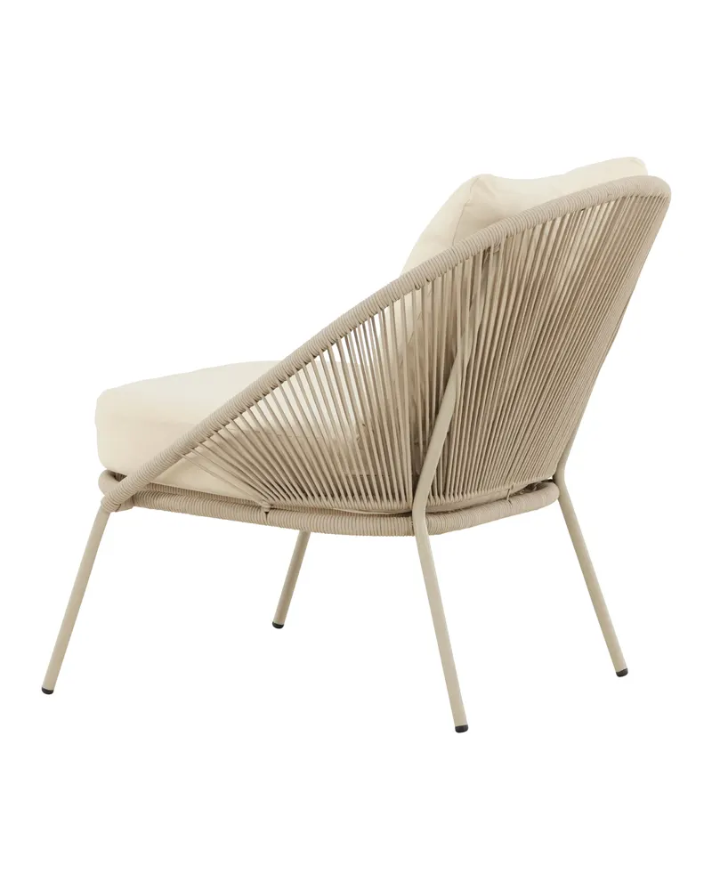 Lindos Outdoor-Loungesessel im 2er-Set in Beige, Ansicht 8