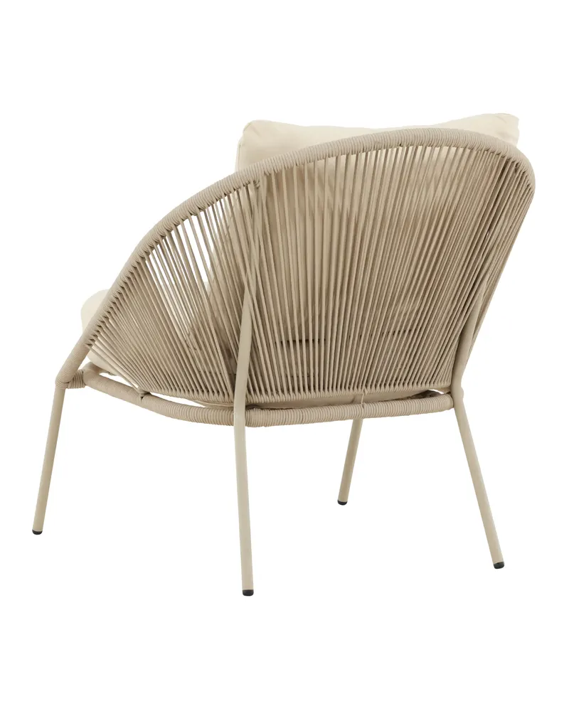 Lindos Outdoor-Loungesessel im 2er-Set in Beige, Ansicht 9