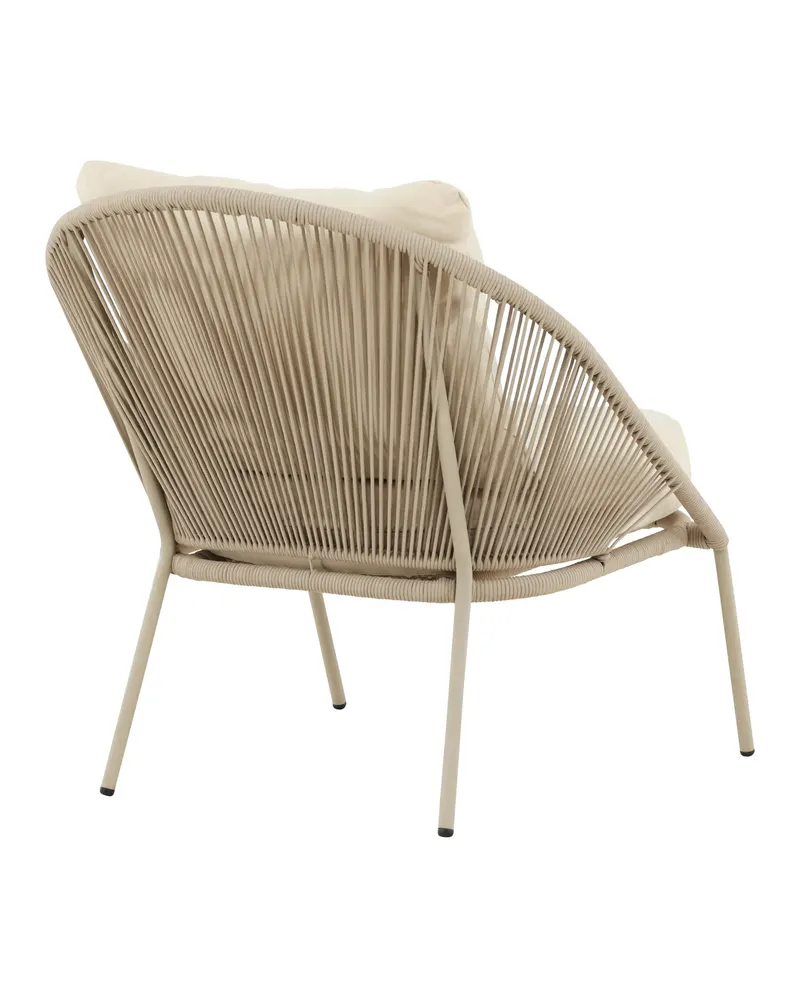 Lindos Outdoor-Loungesessel im 2er-Set in Beige, Ansicht 10