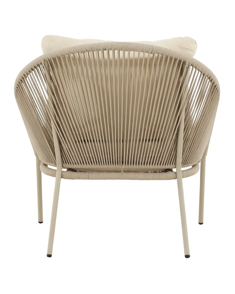 Lindos Outdoor-Loungesessel im 2er-Set in Beige, Ansicht 5