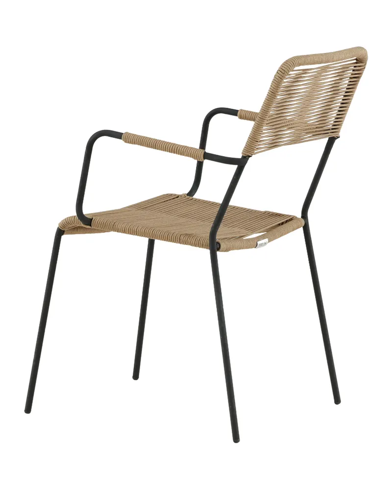 Lindos stapelbarer Gartensessel mit Seil, Ansicht 9