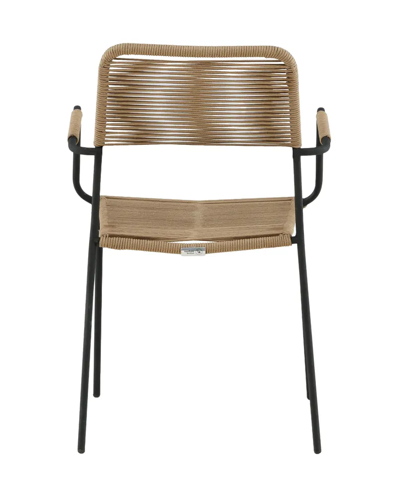 Lindos stapelbarer Gartensessel mit Seil, Ansicht 10
