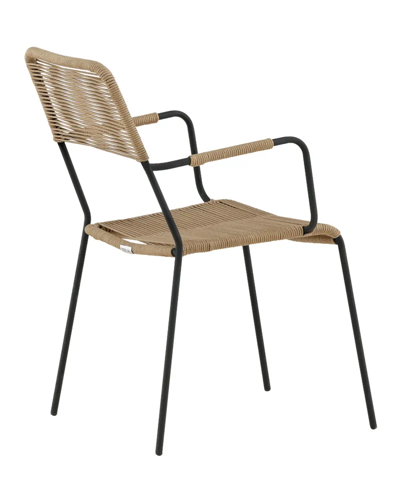 Lindos stapelbarer Gartensessel mit Seil, Ansicht 12