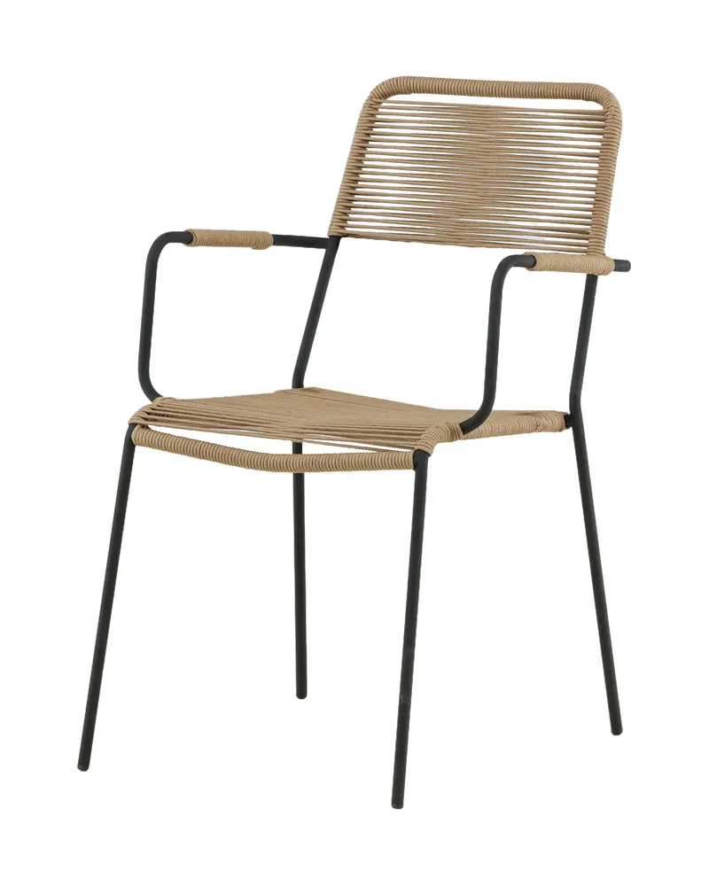Lindos stapelbarer Gartensessel mit Seil, Ansicht 5
