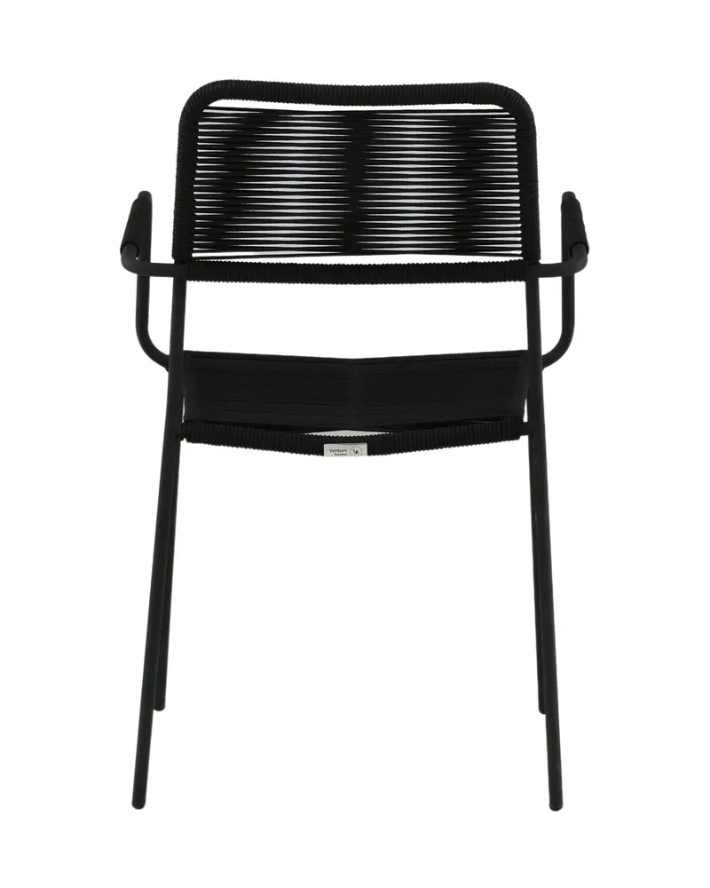 Lindos Gartenstühle im 2er-Set in Schwarz, Ansicht 11