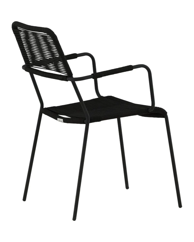 Lindos Gartenstühle im 2er-Set in Schwarz, Ansicht 13