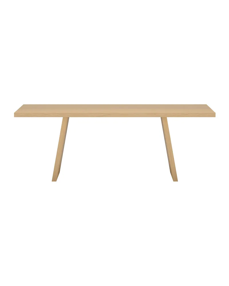 Logga rechteckiger Esstisch 210 × 100 cm, Natur