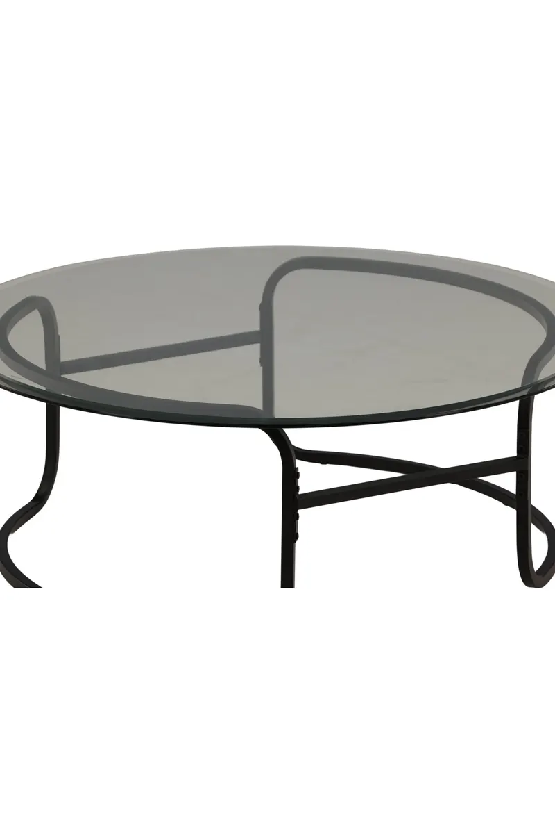 Lomma runder Couchtisch aus Glas, Ansicht 13