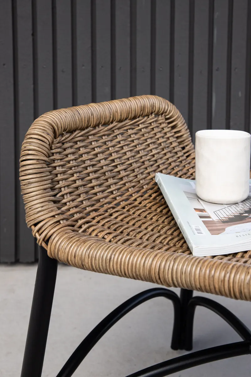 Loreto Outdoor-Loungesessel mit Hocker, im Wohnraum, Ansicht 7