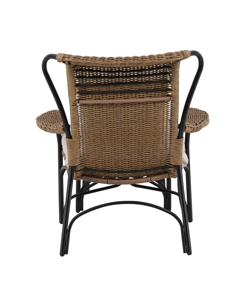 Loreto Outdoor-Loungesessel mit Hocker, Ansicht 6