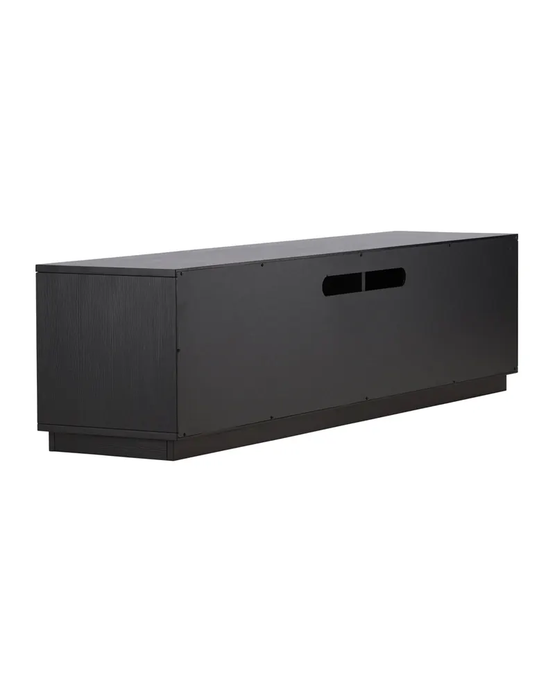 Lugo TV-Board mit Lamellengitter in Schwarz, Ansicht 9