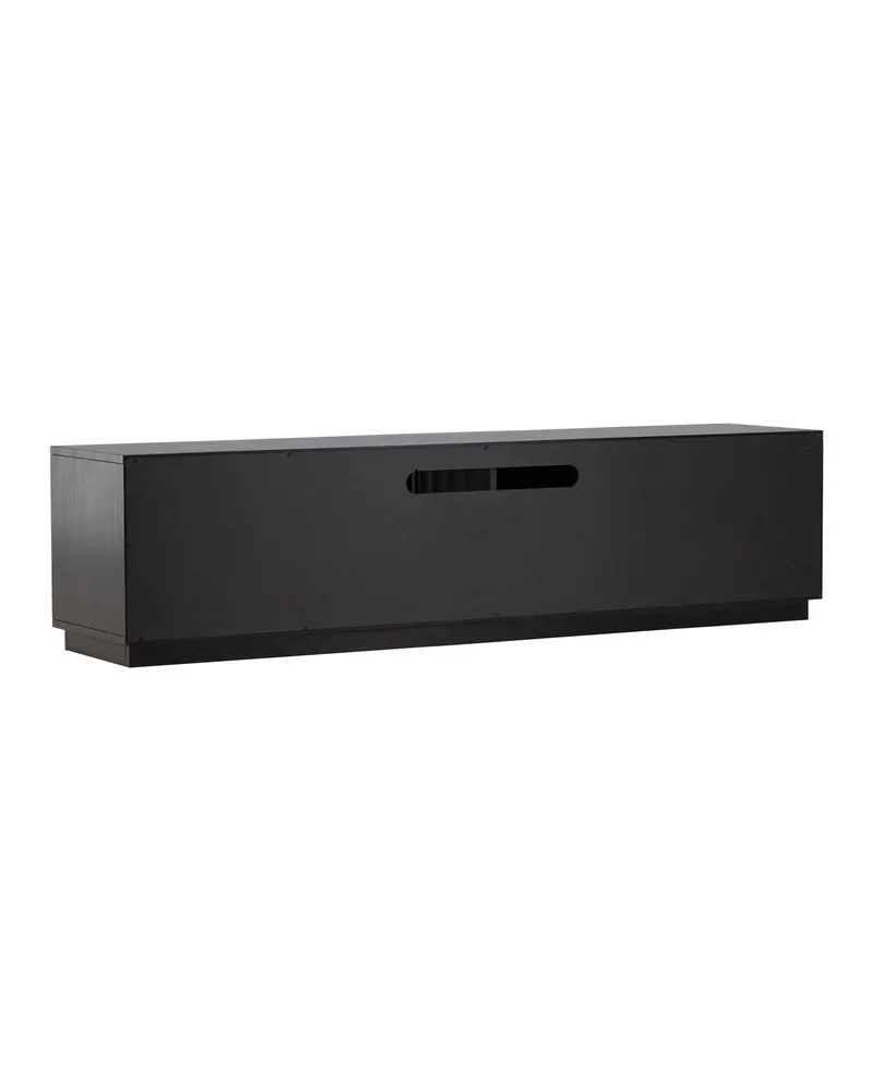Lugo TV-Board mit Lamellengitter in Schwarz, Ansicht 6