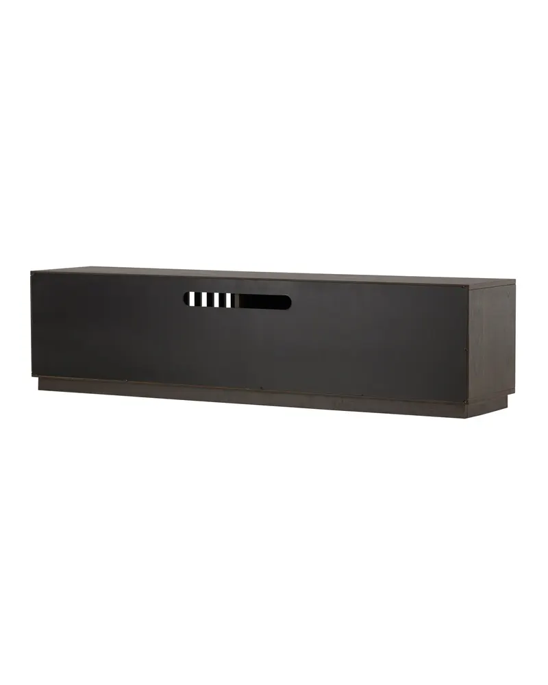 Lugo TV-Board mit Lamellengitter in Mokka, Ansicht 11