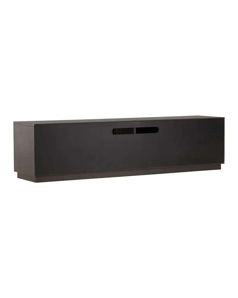 Lugo TV-Board mit Lamellengitter in Mokka, Ansicht 6