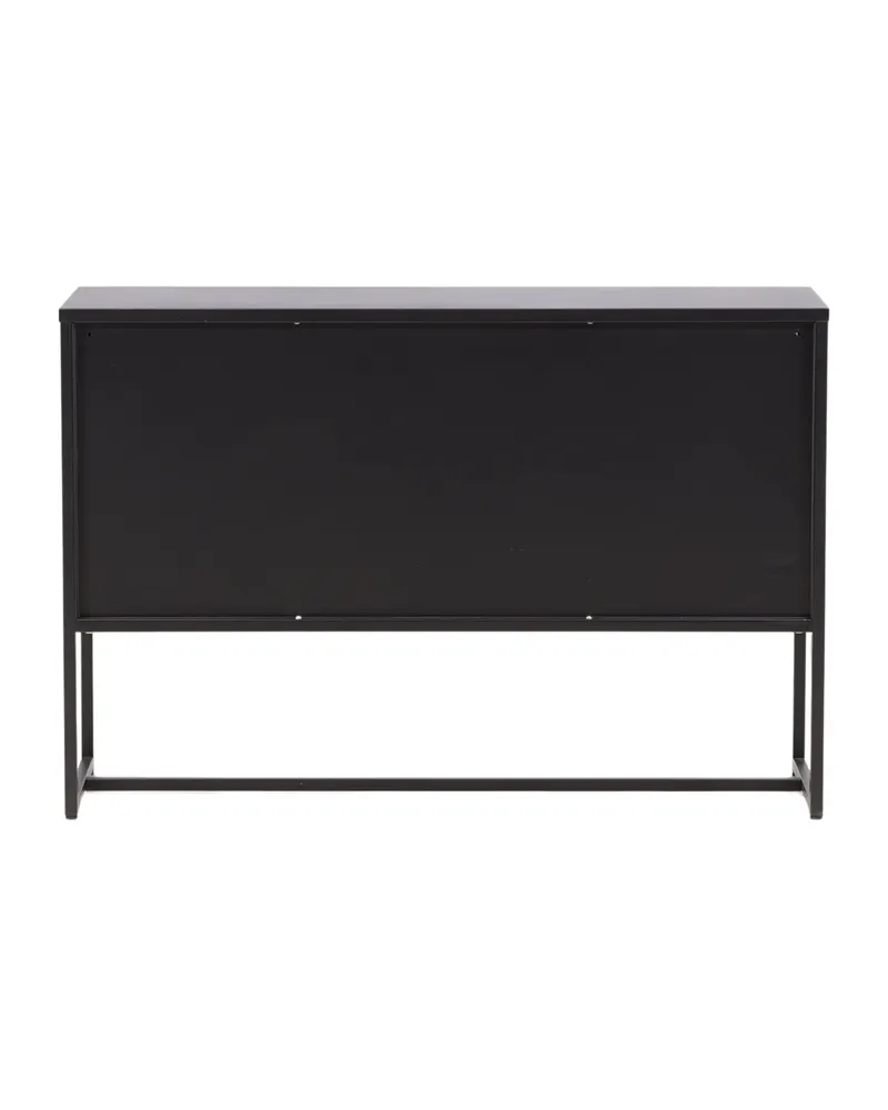 Malla Sideboard aus Stahl mit Gittertüren in Schwarz, Ansicht 7