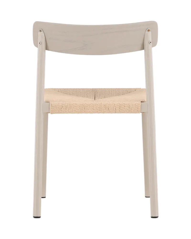 Malmön Esszimmerstuhl mit geflochtener Sitzfläche in Beige, Ansicht 10