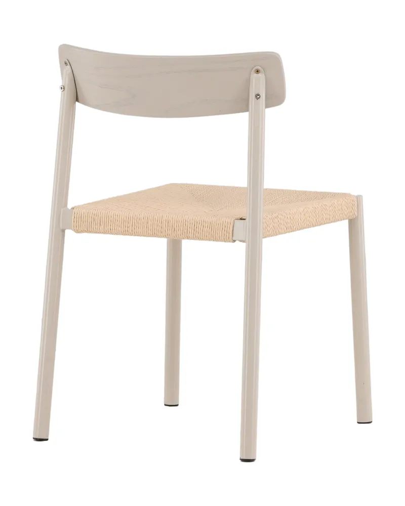 Malmön Esszimmerstuhl mit geflochtener Sitzfläche in Beige, Ansicht 11
