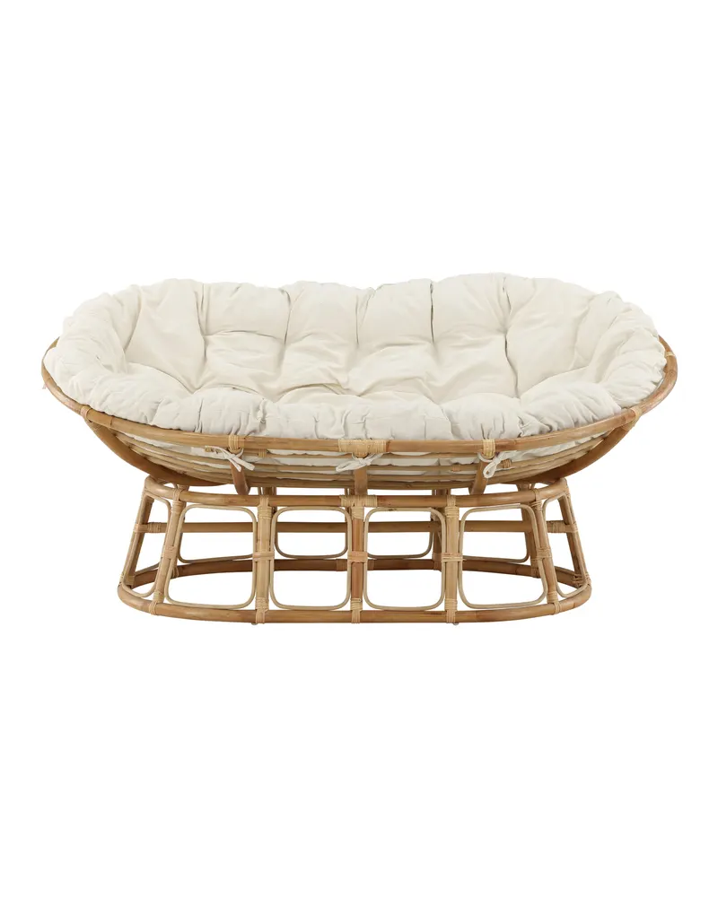Mamasan Loungesessel aus Rattan im Papasan-Stil, Ansicht 2