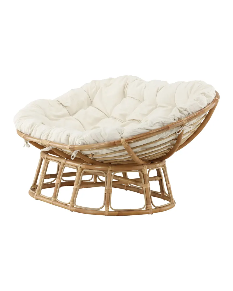 Mamasan Loungesessel aus Rattan im Papasan-Stil, Ansicht 4