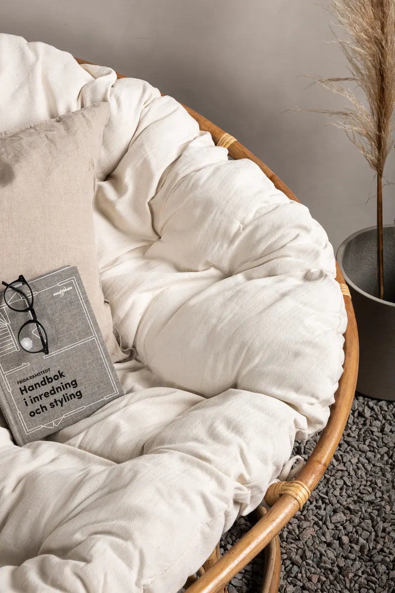 Mamasan Loungesessel aus Rattan im Papasan-Stil, im Wohnraum, Ansicht 2